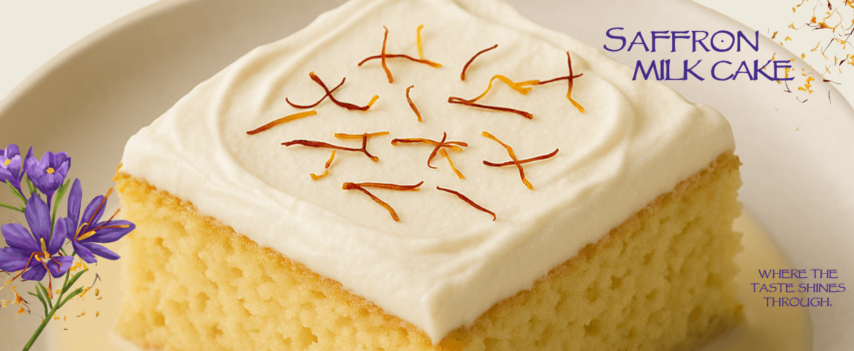 Saffron Milk Cake: A Taste of Luxury with a Healthy Twist
