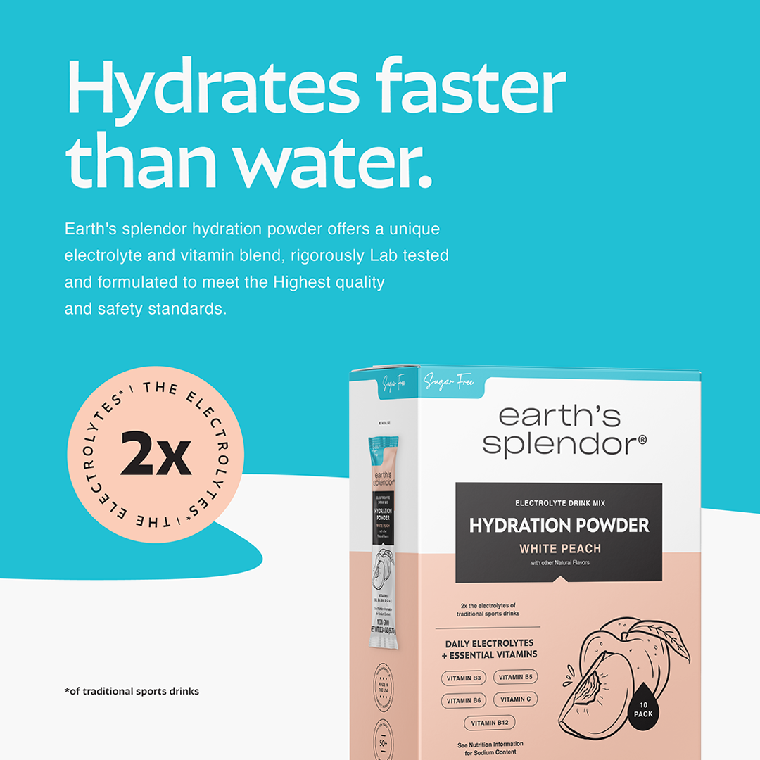 White Peach Sugar Free Hydration Powder