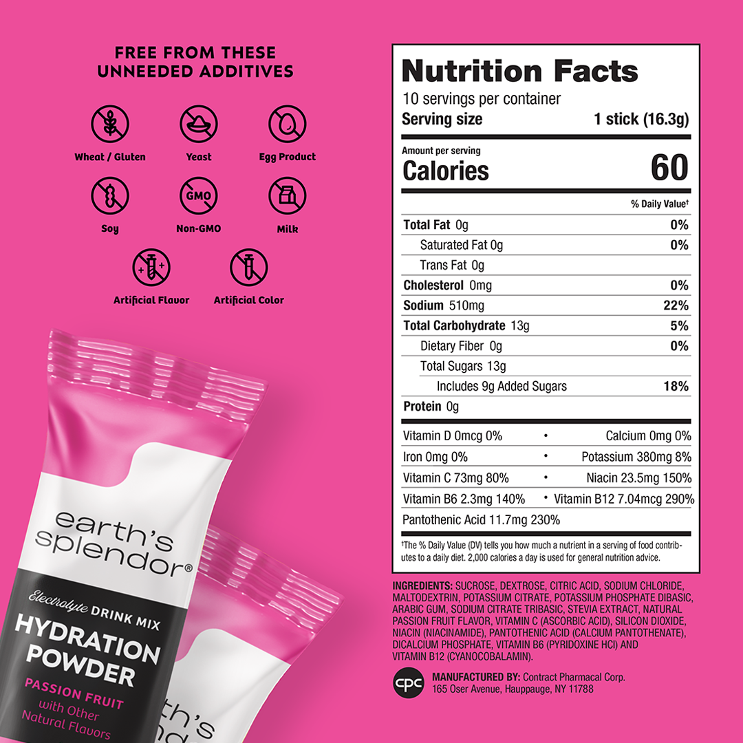Passion Fruit Hydration Powder