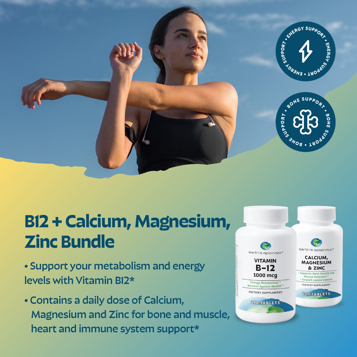 Energy + Metabolism and Bone Health Support Bundle